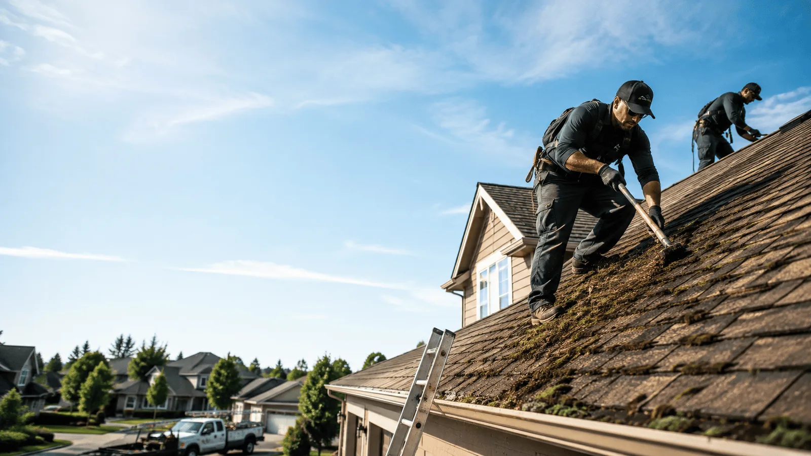 Roof Moss Removal in Jackson Center, OH near me